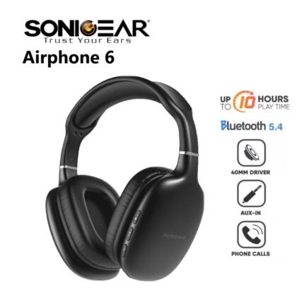 SonicGear AirPhone 6 Bluetooth Headphone (6MW)
