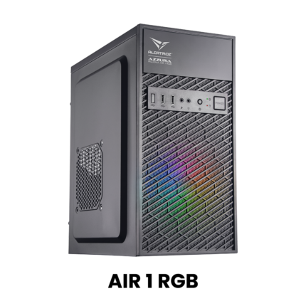 ALCATROZ AZZURA MILLENIA AIR 1 RGB ATX CASING WITH 235W Power Supply & 01 X RGB Fan