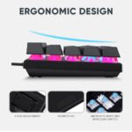 ARMAGGEDDON MKA-1C CORE 61 Keys Wired Mechanical Keyboard- Ranbow Backlight (CLICKY Mechanical Switches) (1YW) - Image 2