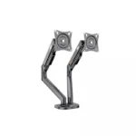ZENO M8D 17''- 32'' Double Arm Gas-Strut Desktop Monitor Stand (Black) - Image 9