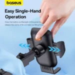 Baseus UltraControl Go Series Clamp- Type Phone Holder (Suction Cup Version) Cluster Black - Image 14