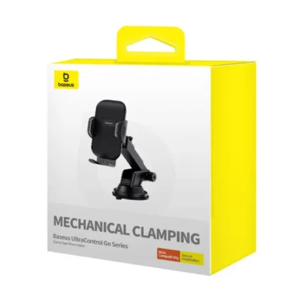 Baseus UltraControl Go Series Clamp- Type Phone Holder (Suction Cup Version) Cluster Black