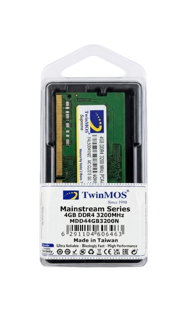 TWINMOS 4GB DDR4 3200MHz LAPTOP RAM (3YW)