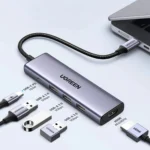 UGREEN 5 in 1 Type C To HDMI+3*USB 3.0 A+PD Power HUB - CM511/ P/N 15596 (1YW) - Image 4