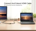 UGREEN HDMI 4K Cable Male to Female Extension Black 0.5m HD107-10140-(1YW) - Image 4