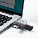 Baseus Lite Series USB-A & Type-C to SD/TF Card Reader Grey (1YW) - Image 5