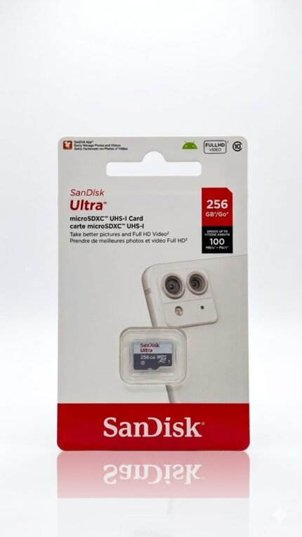 SanDisk Ultra 256GB Class10 MicroSD Card 100MB/s (3YW)
