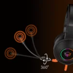 MEETION MT-HP012-A Virtual 7.1 Surround Sound USB Wired Gaming Headset (1YW) - Image 9