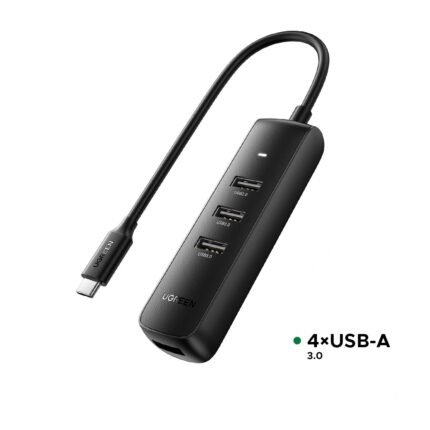 UGREEN Type-C to 4 x USB 3.0 5GBps HUB – CM416-10916 (1YW)