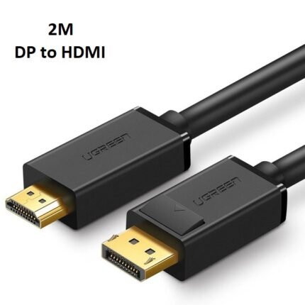UGREEN 2 Meter DP Male to HDMI Male 4K 30Hz Cable - DP101 - 10202 -(1YW)
