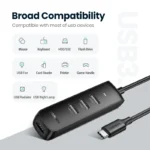 UGREEN Type-C to 4 x USB 3.0 5GBps HUB – CM416-10916 (1YW) - Image 2