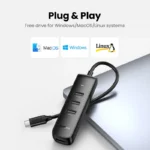 UGREEN Type-C to 4 x USB 3.0 5GBps HUB – CM416-10916 (1YW) - Image 8