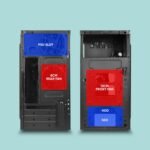 ALCATROZ AZZURA MILLENIA ECO M200 ATX CASING WITH 235W Power Supply (01YW for PSU) - Image 6