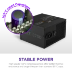 NZXT C750 - 750W Bronze Non-Modular Power Supply (05YW) - Image 10