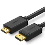 UGREEN 2 Meter DP Male to HDMI Male 4K 30Hz Cable - DP101 - 10202 -(1YW) - Image 6