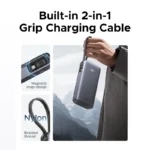 UGREEN 20000mAh 45W Power Bank with Built-in Cable – PB536 – 55988B –(1YW) - Image 5