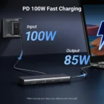 UGREEN 8-in-1 Revodok Type-C Hub (Type-c to 2xHDMI 4k 60Hz /1xDP 4K60Hz /2xUSB 10Gbps / Type-c 10Gbps / Type-c PD 100W) – CM639 – 35625 –(1YW) - Image 8