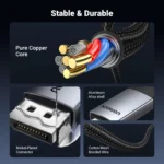 UGREEN DP to HDMI 4K Cable 2m - DP119 - 15774 4K 60Hz (1YW) - Image 3