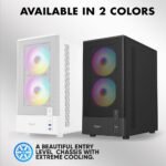 ARMAGGEDDON DEEPFREEZE DUPLEX 2 CHROMA BLACK COLOUR MESH FRONT PANEL CASING (With 3 X CHROMA Fans Built in) - Image 7