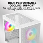 ARMAGGEDDON DEEPFREEZE DUPLEX 2 CHROMA BLACK COLOUR MESH FRONT PANEL CASING (With 3 X CHROMA Fans Built in) - Image 9