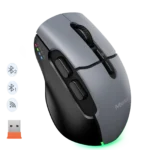 Meetion BTM001 2.4G & Bluetooth Dual Mode Rechargeable Ergonomic Mouse (1YW) - Image 5