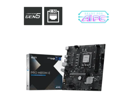 MSI PRO H810M E DDR5 MOTHERBOARD (3YW)