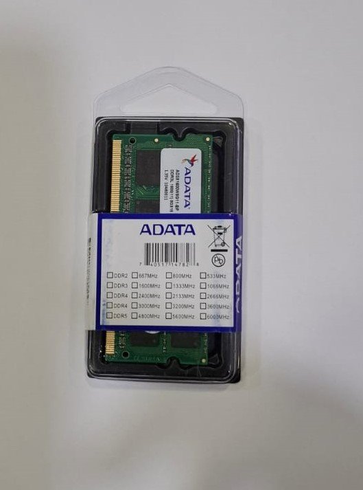 z ADATA 8GB DDR3L 1600mhz Laptop Ram (2YW) - Image 1