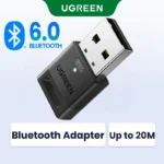 UGREEN Bluetooth 6.0 Adapter Connecting Mouse/Keyboard/ Headset – CM748 – 75073 –(1YW)