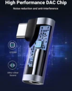 UGREEN USB Type – C to 3.5mm Female Audio Adapter DAC – CM460 – 20194 –(1YW) - Image 13