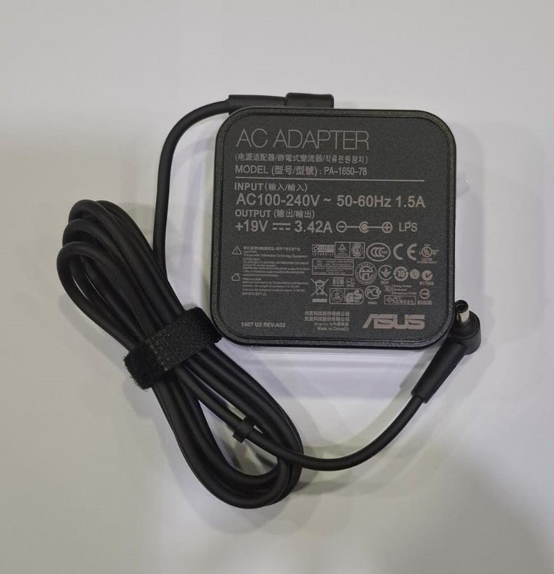 1 ASUS Mini Pin (Center Pin) Laptop Charger 19V 3.42A 3.0MM (Power Cable Type) (ORG) (6MW) - Image 1