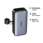 UGREEN 5000mAh 20W Power Bank with Built-in USB-C Connector – PB503 – 35338 – (1YW)