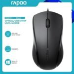 RAPOO N1600 SILENT OPTICAL USB MOUSE (2YW) - Image 2