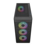 Gamdias Athena M3 ARGB Mid-Tower Black Gaming Case (with 4 X ARGB Fans) - Image 2