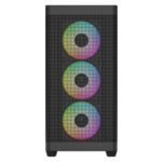 Gamdias Athena M3 ARGB Mid-Tower Black Gaming Case (with 4 X ARGB Fans) - Image 3
