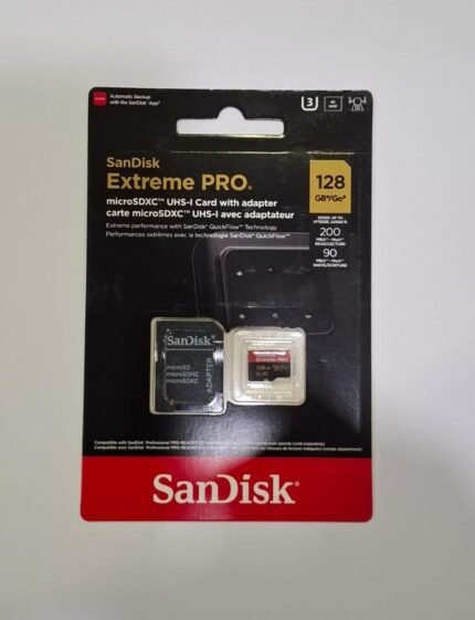 SanDisk 128GB Extreme PRO 4K V30 A2 Micro SD memory Card up to 200MB/s Read (3YW)