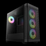 Gamdias Athena M3 ARGB Mid-Tower Black Gaming Case (with 4 X ARGB Fans) - Image 8