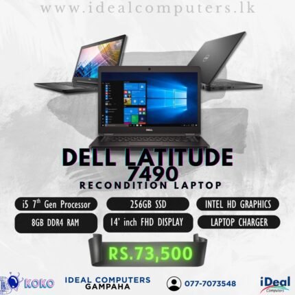 Dell Latitude 7490 Core i5 7th Gen Recondition Laptop (02MW)