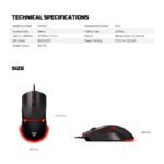 FANTECH CRYPTO II VX7V2 Wired Gaming Mouse (6MW) - Image 12