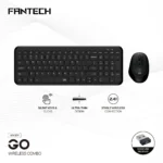 FANTECH WK901 GO ULTRA THIN WIRELESS COMBO KEYBOARD & MOUSE (6MW)