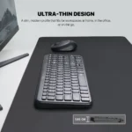 FANTECH WK901 GO ULTRA THIN WIRELESS COMBO KEYBOARD & MOUSE (6MW) - Image 3