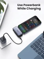 UGREEN 5000mAh 20W Power Bank with Built-in USB-C Connector – PB503 – 35338 – (1YW) - Image 5