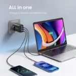 UGREEN 65W 3-Port Fast Charger UK Version – CD275 – 55333 – (2×USB-C + 1×USB-A) -(1YW) - Image 3