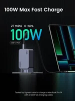 UGREEN 100W Nexode Pro GaN Fast Charger With Type-c to Type-c Cable – X757 – 25875 –(1YW) - Image 4