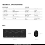 FANTECH WK901 GO ULTRA THIN WIRELESS COMBO KEYBOARD & MOUSE (6MW) - Image 8