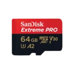 SanDisk 64GB Extreme PRO 4K V30 A2 Micro SD memory Card up to 200MB/s Read (3YW) - Image 2