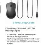 RAPOO N1600 SILENT OPTICAL USB MOUSE (2YW) - Image 9