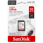 SanDisk Ultra SDHC UHS-I 32GB up to 120 MB/S SD Card (2YW)