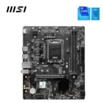 MSI PRO H610M-S WIFI DDR4 Motherboard (For 12th/13th/14th Generation Intel Processors) (3YW) - Image 2