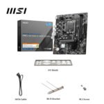 MSI PRO H610M-S WIFI DDR4 Motherboard (For 12th/13th/14th Generation Intel Processors) (3YW) - Image 3