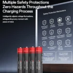 yesido AAA BATTERIES 1.5V AAA 666 mWh Rechargeable Lithium Battries with Type-C Charging YP98 - 01 Battery - Image 3